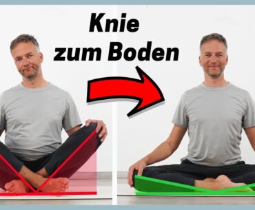 SCHNEIDERSITZ lernen für Unbewegliche (3 geniale Übungen)