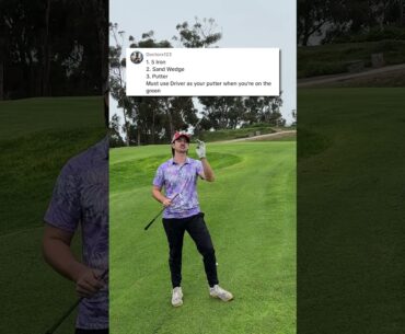 My Subscribers Chose My Golf Clubs!!