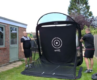 Spornia Golf Net Garden Setup