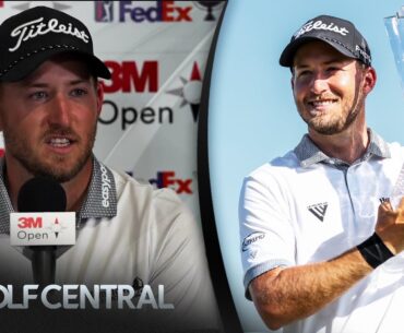 Lee Hodges ‘elated’ over first PGA Tour win at 3M Open | Golf Central | Golf Channel
