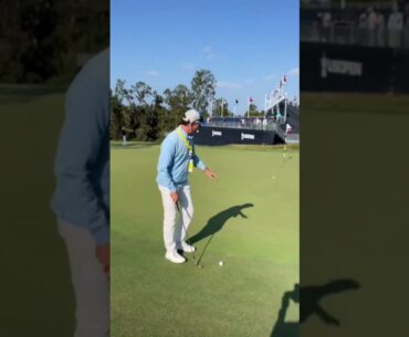 Greens at the U.S. Open are fast 😬 #golf #pga