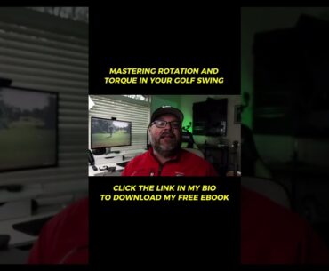 Learn how to master rotation and torque in your golf swing to prevent flipping and early extension.
