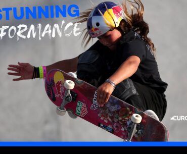 Sky Brown Wins Gold at Skateboarding Park World Championships At 14 Years old! 🤯 | Eurosport