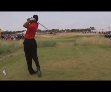 Vintage Tiger Woods 2006 British Open Ball Striking