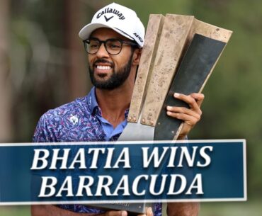 Akshay Bhatia's 1st PGA Tour Win In Barracuda Championship Playoff
