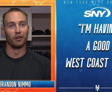 Mets CF Brandon Nimmo discusses his mentality at the plate during hot streak | SNY