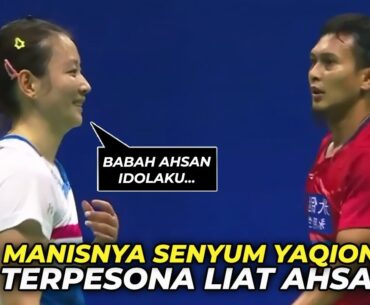 Bidadari China Pun Ikut Ngefans..!! Senyum Manis Huang Yaqiong Pada Babah Ahsan Bikin Gagal Fokus
