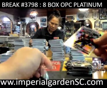 BREAK #3798 : 8 BOX 2021-22 #upperdeck OPC PLATINUM NHL HOCKEY BOX CASE BREAK