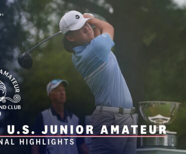 2023 U.S. Junior Amateur Highlights: Semifinal | Kim vs. Hartman and Davis vs. Bai