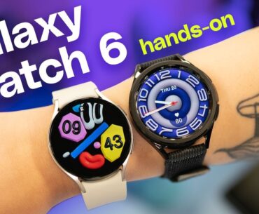 Galaxy Watch 6 Series hands-on