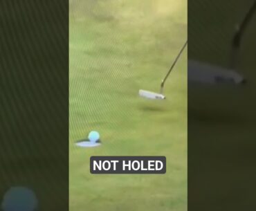 Ball Did NOT Come to Rest In Hole - Golf Rules Explained