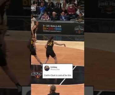 Caitlin Clark Didn't Bother Guarding The Shot 😅 #shorts
