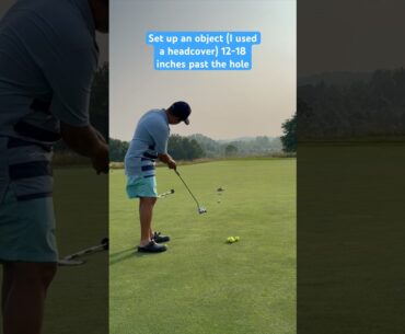 Leave putts short like me? Try this! #golf #golftips #shorts