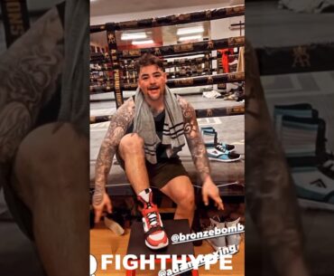 ANDY RUIZ SENDS DEONTAY WILDER NEW MESSAGE; WARNS “WE’RE COMING” & BEGINS TRAINING FOR SHOWDOWN