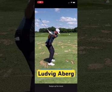 Ludvig Aberg future star on PGA Tour rips a golf shot! #ludvigaberg #golf #theopen