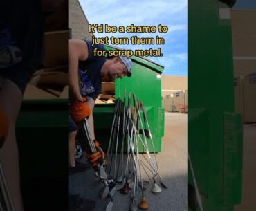 CRAZY Golf Galaxy Find #dumpsterdiving #flipping #golf #free
