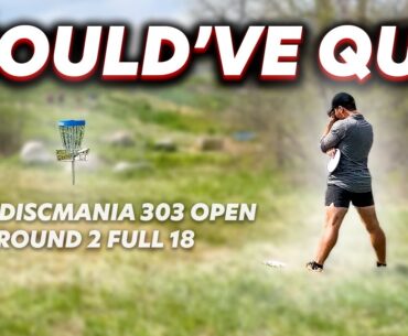 HOW LONG IS THIS GOING TO LAST?!?!? // 2023 Discmania 303 Open Rd 2 Full 18