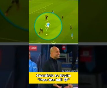 Pep Guardiola losing his cool with De Bruyne 🤬 #shorts