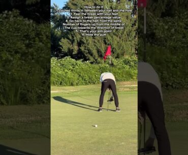 How to use AimPoint to Read Greens! Improve your Putting and lower your Scores!