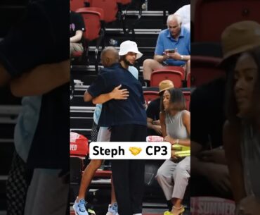 Steph Curry & Chris Paul pulled up to the Dubs Summer League game (via NBATV)