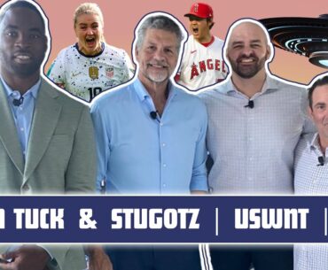 Justin Tuck & Stugotz On Aaron Rodgers & The Jets, Horan Rescues USWNT & Shohei Staying Put | GoJo