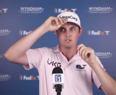 JT Poston · Round 1 · Interview · 2023 Wyndham Championship · PGA Tour