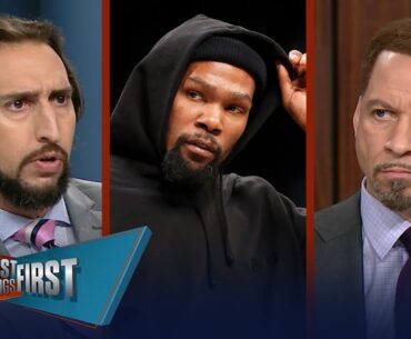 Kevin Durant defends Kyrie Irving, Russell Westbrook & James Harden | NBA | FIRST THINGS FIRST
