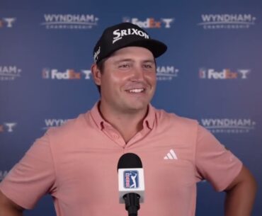 Andrew Novak · Round 1 · Interview · 2023 Wyndham Championship · PGA Tour