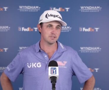 JT Poston · Round 2 · Interview · 2023 Wyndham Championship · PGA Tour