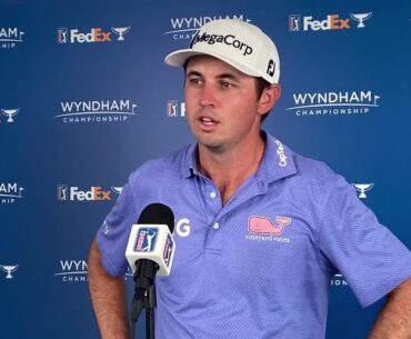 J.T. Poston and Russell Henley talk about their Friday's round at the Wyndham