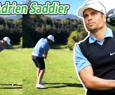 Adrien Saddier アドリアン・サディア フランスの男子ゴルフ スローモーションスイング!!!