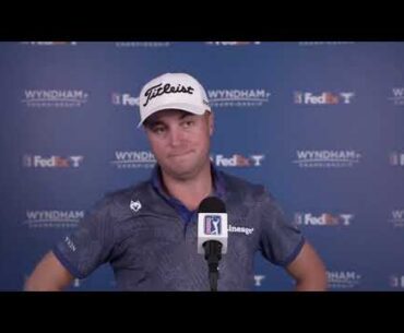 Justin Thomas · Round 2 · Interview · 2023 Wyndham Championship · PGA Tour