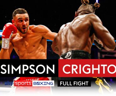 FULL FIGHT! Callum Simpson vs Boris Crighton 💪
