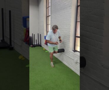 Not a beginner drill, but a good way to build balance, core + hip strength for golf #fitness #golf