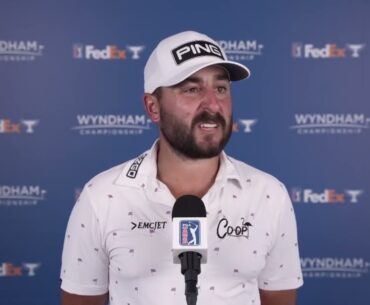 Stephan Jaeger Saturday Day 3 Flash Interview 2023 Wyndham Championship © PGA Tour