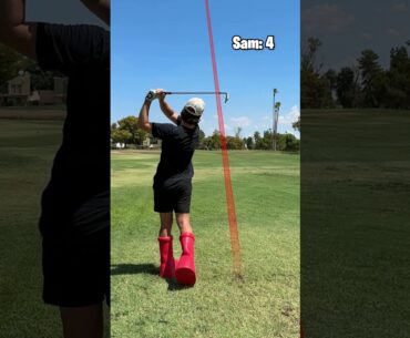 GOLFING In The Big Red Boots!!