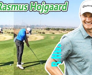 Rasmus Hojgaard ラスムス・ホイゴー デンマークの男子ゴルフ スローモーションスイング!!!