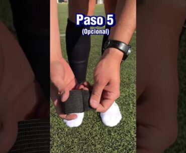 Como usar CALCETAS TÉCNICAS + MEDIAS CORTADAS como los PROFESIONALES ⚽️ #futbol #soccer