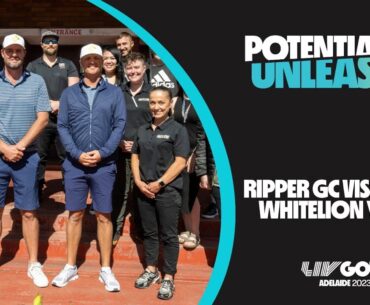 Potential Unleashed: Ripper visits with Whitelion Youth | LIV Golf Adelaide
