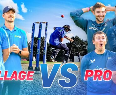 ENGLAND BOWLERS vs VILLAGE CRICKETERS! Ft Chris Woakes & Josh Tongue