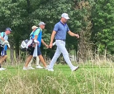 Justin Thomas, Adam Scott and Shane Lowry drew large crowds on Friday