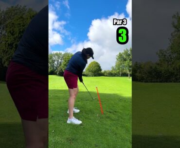 was my first time filming at the course, love that you can tell how nervous i am 😂 #golfgirl #golf