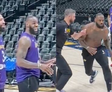 *INSIDE LOOK* LeBron James, Anthony Davis At Lakers Practice Before Game 1 vs Nuggets