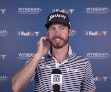 Sam Ryder Thursday Day 1 Flash Interview 2023 Wyndham Championship © PGA Tour