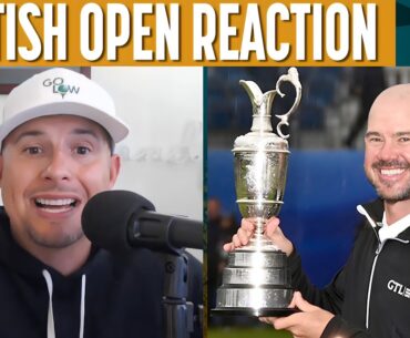 The Open Reaction: Brian Harman wins first major in dominating fashion over Rahm & Day | GoLow Golf