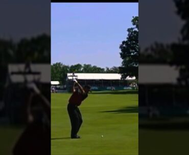 Tiger Woods Low Fade 👀 #golf #tigerwoods #legend #pure #shorts