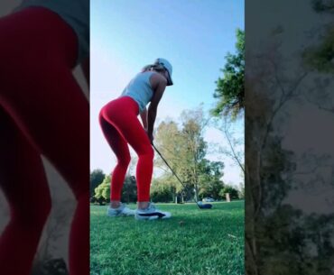 GOLF GIRL SHORTS - GOLFER GIRL SHORTS - GIRL GOLF SWING SHORTS -HOT GOLF GIRL SHORTS #golfgirl