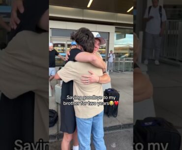 Saying goodbye for 2 years 😭❤️