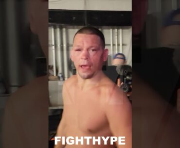 NATE DIAZ IMMEDIATE REACTION AFTER LOSS TO JAKE PAUL