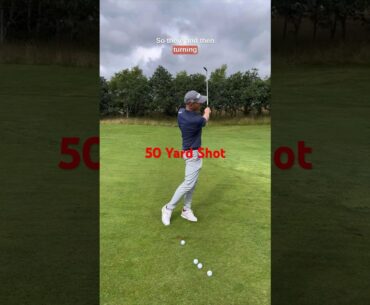 50 Yard Wedge Shot #shorts